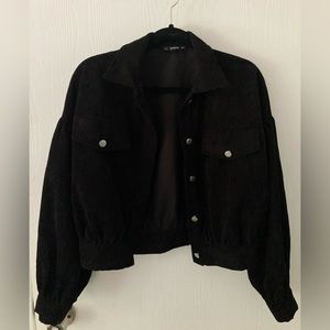 Shein Cropped Corduroy Jacket